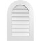 Ekena Millwork Round Top Surface Mount PVC Gable Vent: Non-Functional, w/ 3-1/2"W x 1"P Standard Frame, 20"W x 30"H GVPRT20X3001SN - alternate 1